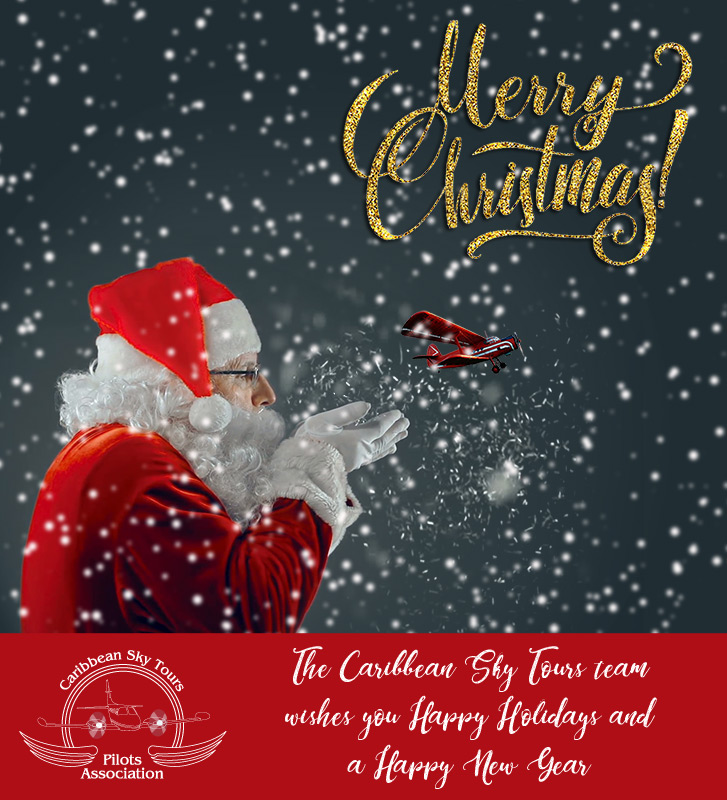 The Caribbean Sky Tours team wishes you Happy Holidays and a Happy New Year